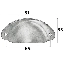 Ručka SPIRIT / Staro zlatna