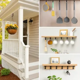 Vješalica NIKA / Crna mat