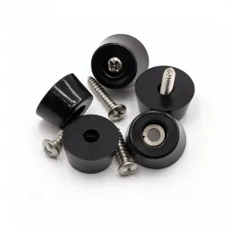 Set od 8 komada gumenih klizača s vijakom 8 mm / Crna