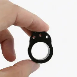 Plastični prigušivač za kvaku / Crna