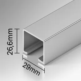 Gornja tračnica za klizna vrata / Eloxirani aluminij
