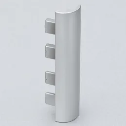 Kutni spoj za pokrivnu letvicu / Siva