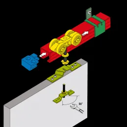Gornji kotačić LIDER 50kg