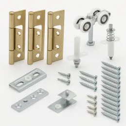 Sada za dvoja preklopna vrata STANFOLD 40kg bez tračnice