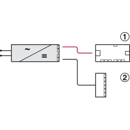 LED Trafo Loox Led 12V/20W / Crna