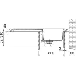 Kameninška sudopera Franke BFG 611
