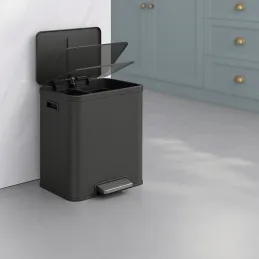 Kanta za otpad STING s pedalom 2x15L / Antracit