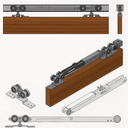 Uspornik za vrata za tračnicu K-075