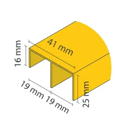 Donja tračnica AOF-050