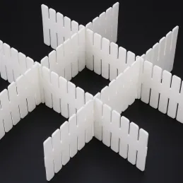 Set od 4 organizatora za ladicu / Bijela