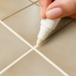 Olovka za popravak pločica i fuga / Bijela