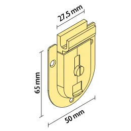Set za klizna vrata FAST 50kg