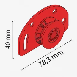 Set za klizna vrata FAST 50kg