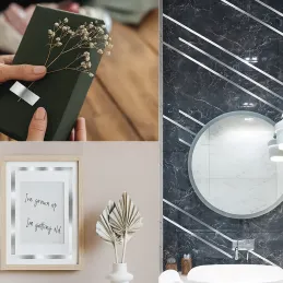 Dekorativna samoljepljiva traka 20 mm / Srebrna