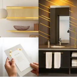 Dekorativna samoljepljiva traka 20 mm / Zlatna