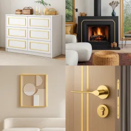 Dekorativna samoljepljiva traka 20 mm / Zlatna