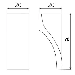 Gumb ALLES / Satenski krom