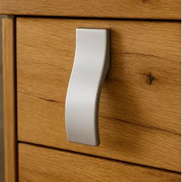 Gumb ALLES / Satenski krom