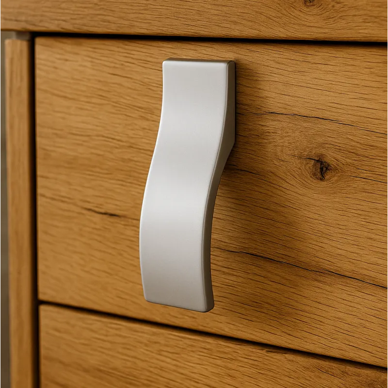 Gumb ALLES / Satenski krom