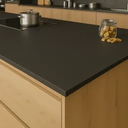 Kompaktna radna ploča PFLEIDERER Vulkan crna super mat / U12000PX