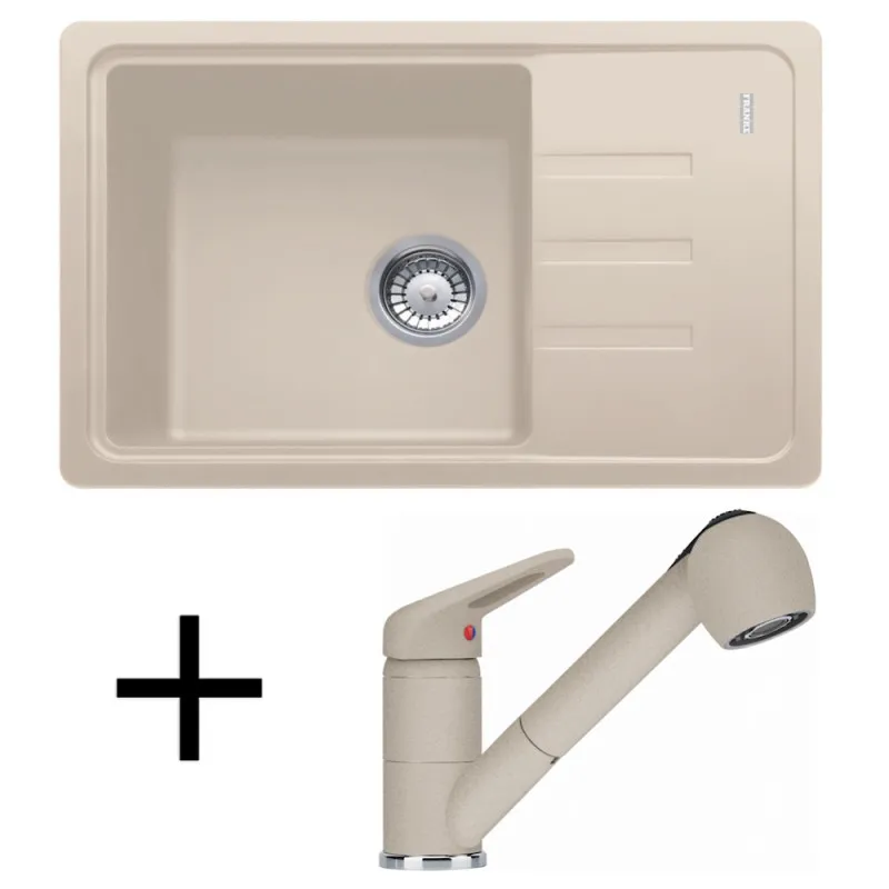 Set G118 Kamenin sudoper Franke BSG 611-62 + FC 9547 / Sahara