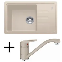 Set G117 Kameninový sudoper Franke BSG 611-62 + FC 9541 / Sahara