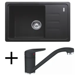 Set G117 Kameninški sudoper Franke BSG 611-62 + FC 9541 / Onyx