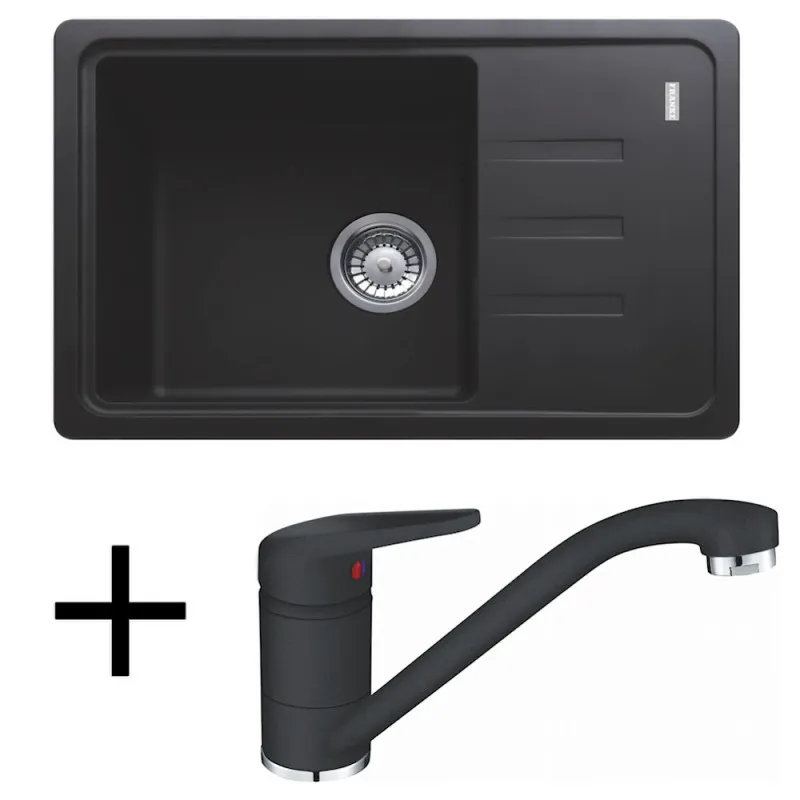 Set G117 Kameninški sudoper Franke BSG 611-62 + FC 9541 / Onyx