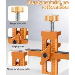 Univerzalna montažna i bušilica šablona za vrata i klipove PROFF / Narančasta