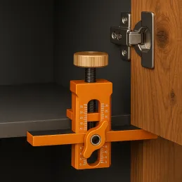 Univerzalna montažna i bušilica šablona za vrata i klipove PROFF / Narančasta