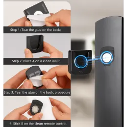 Magnetni držač za daljinski upravljač / Crna mat