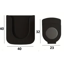 Magnetni držač za daljinski upravljač / Crna mat