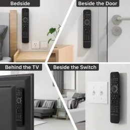 Magnetni držač za daljinski upravljač / Crna mat