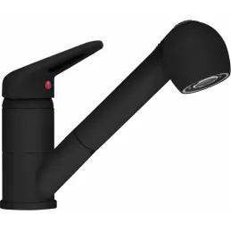 Set G55 Franke Kameninový sudoper BFG 611-62 + Slavina FC 9547 / Tuš / Crna mat