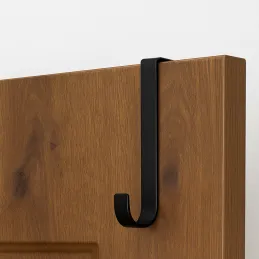 Vješalica za vrata i radijator MARKER / Crna mat