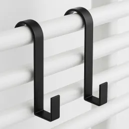 Vješalica za vrata i radijator MARKER / Crna mat