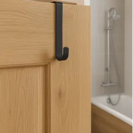 Vješalica za vrata i radijator MARKER / Crna mat