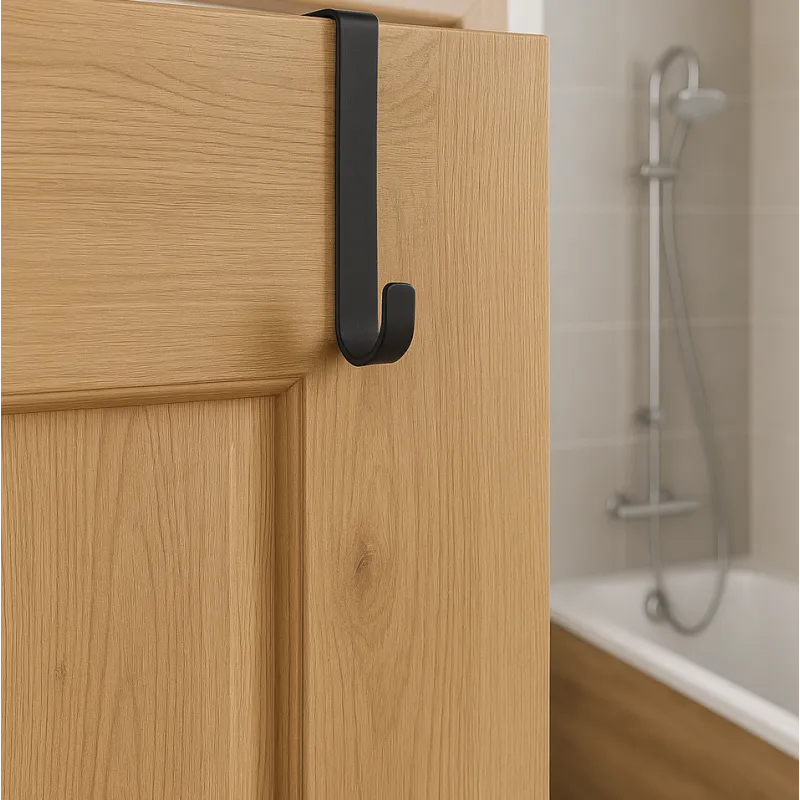 Vješalica za vrata i radijator MARKER / Crna mat