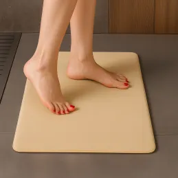 Kupaonska podloga s memorijskom pjenom SANTANA 600 x 400 mm / Bež