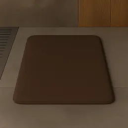 Kupaonska podloga s memorijskom pjenom SANTANA 600 x 400 mm / Kava