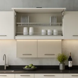 Ocjeđivač posuđa za gornju kuhinjsku jedinicu / Nehrđajući čelik