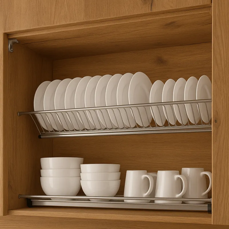 Ocjeđivač posuđa za gornju kuhinjsku jedinicu / Nehrđajući čelik