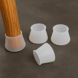 Set od 4 komada zaštitnih navlaka za stolice / Prozirno