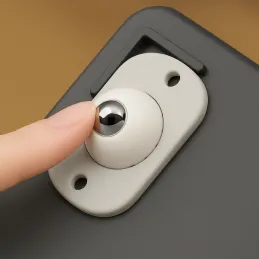 Set od 4 samoljepljive ležajne klizne podloge za namještaj ROLLER / Bijela