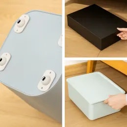 Set od 4 samoljepljive ležajne klizne podloge za namještaj ROLLER / Bijela