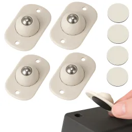 Set od 4 samoljepljive ležajne klizne podloge za namještaj ROLLER / Bijela