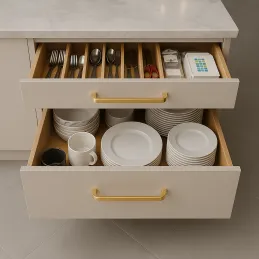 Ručka SAMBA / Sjajno zlatna