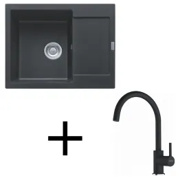 Set G275 Keramički sudoper Franke MRG 611-62 + Miješalica FC 6018 / Onyx