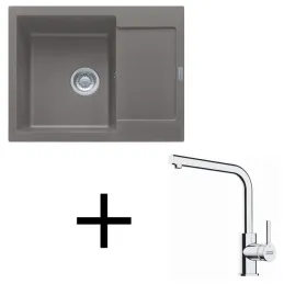 Set G275 Kameninovski sudoper Franke MRG 611-62 + Slavina FS 3230 / Sivi kamen