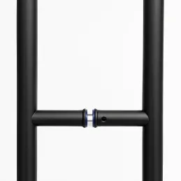 Obostrana ručka za vrata HOME / Crna mat
